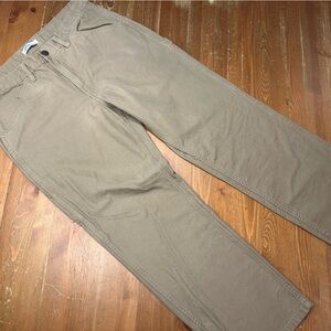 EUC Men's Khaki Carpenters Pants NO STRETCH 100% Cotton W36x L30